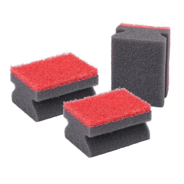 DIRT DEVIL ergonominė šveitimo kempinė, 3 vnt., 95x65x43mm