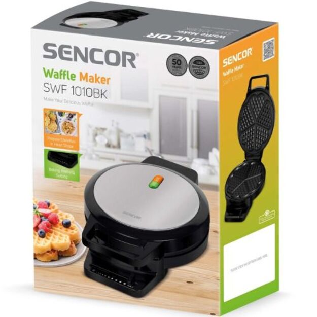 Sencor SWF 1010BK vaflinė 1000 W 4