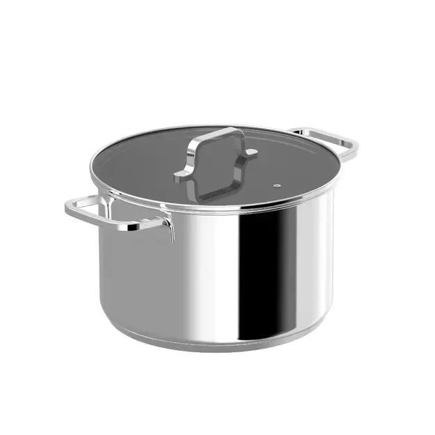 Berghoff „Helix“ nerūdijančio plieno katilas su dangčiu, Ø24 cm, 6,6 l