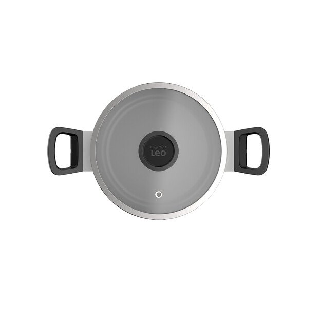 Puodas su dangčiu nelipnus Glints Spirit 20 cm 