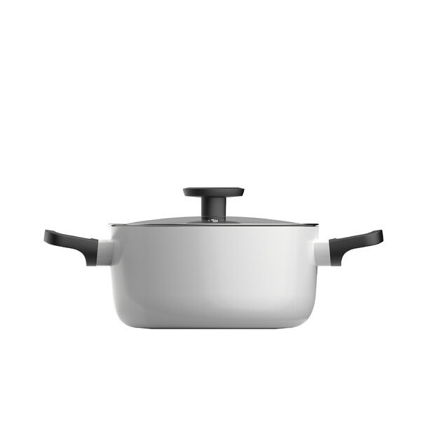 Puodas su dangčiu nelipnus Glints Spirit 20 cm 