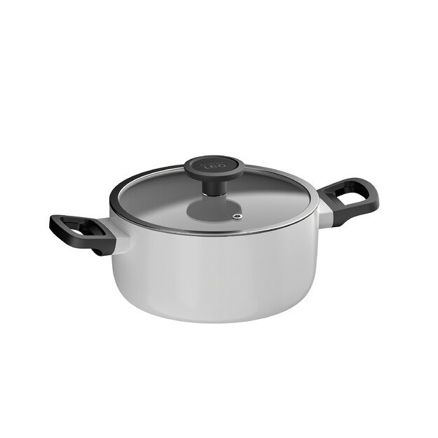 Puodas su dangčiu nelipnus Glints Spirit 20 cm 