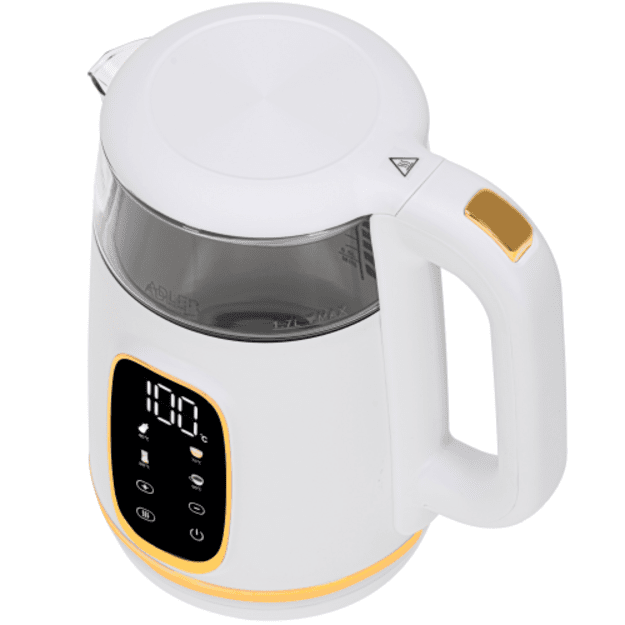 Adler AD 1305WG elektrinis virdulys su temperatūros reguliavimu 1,7 l
