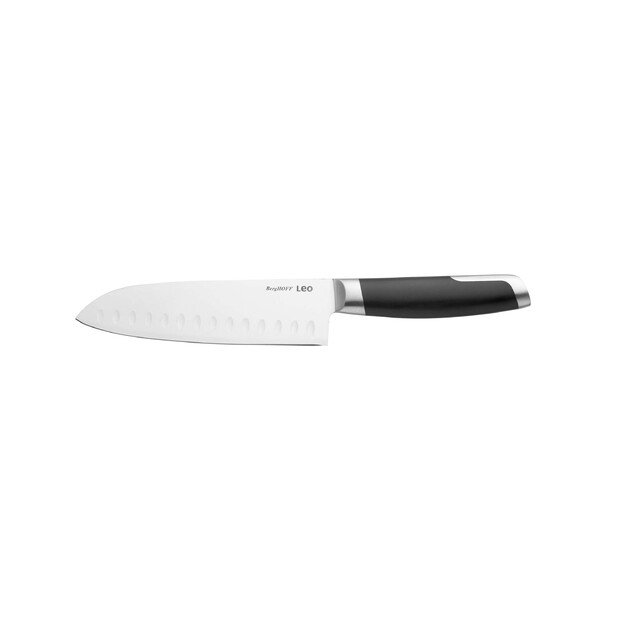 BergHOFF 17,5 cm Santoku peilis - Graphite serijos japoniško stiliaus nerūdijančio plieno peilis su saugia rankena 