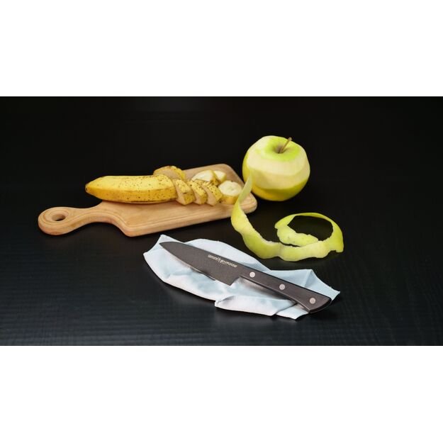 Samura SHADOW 4  Non-Stick Paring Knife - Precision Japanese Steel Kitchen Tool for Effortless Cutting and Slicing 