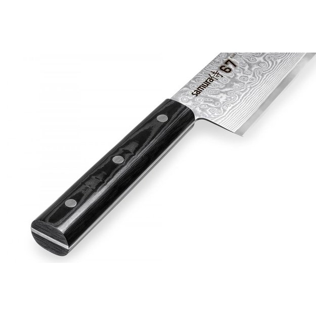 Samura DAMASCUS 67 Santoku Hohlschliff 175 mm