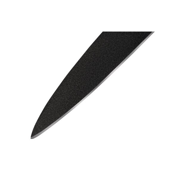 Samura SHADOW Nakiri virtuvinis peilis 170 mm, juodas nelimpančio dangos – profesionalus pjovimas ir ilgaamžiškumas 