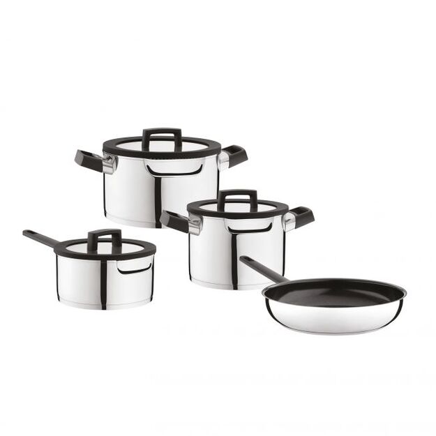 Berghoff „Uqonic Downdraft“ 7 dalių puodų rinkinys Berghoff „Uqonic Downdraft“ 7 dalių puodų rinkinys