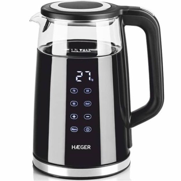 Haeger EK-DIG.028A elektrinis virdulys su temperatūros reguliavimu 1,7 l