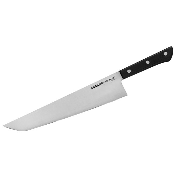Samura HARAKIRI Hamokiri 25,4 cm (10 ) virtuvinis peilis – profesionalus, aštrus, juodas kūnas 