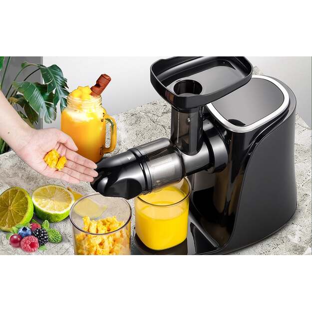 AMZCHEF lėtaeigė sulčiaspaudė 4in1, juoda, GM3001-BK 2