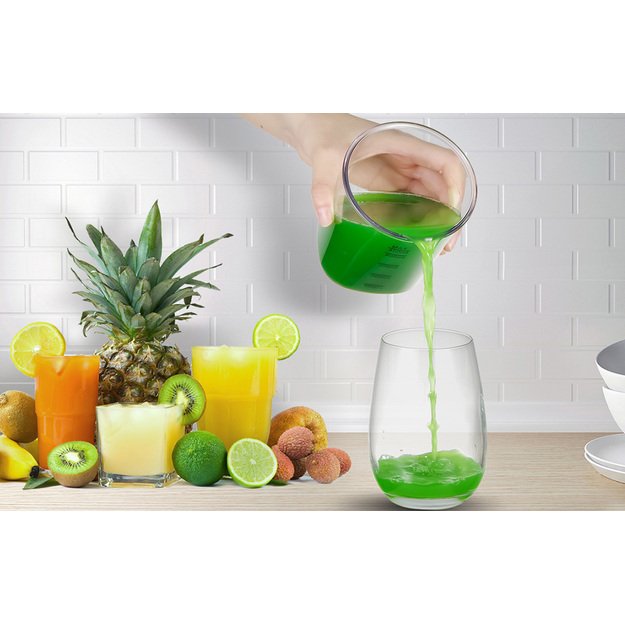 AMZCHEF lėtaeigė sulčiaspaudė 4in1, juoda, GM3001-BK 7