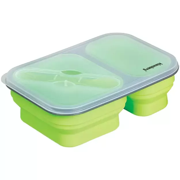 Pietų dėžutė iš silikono, 900 ml, žalia, Klausberg KB-7023G