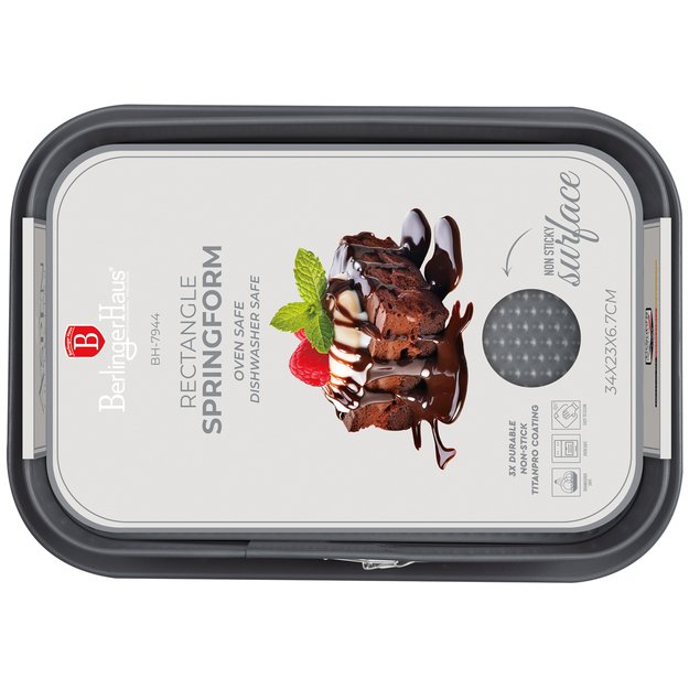 Stačiakampė atsegama kepimo forma 39 x 27 cm Berlinger Haus Aspen BH-7944