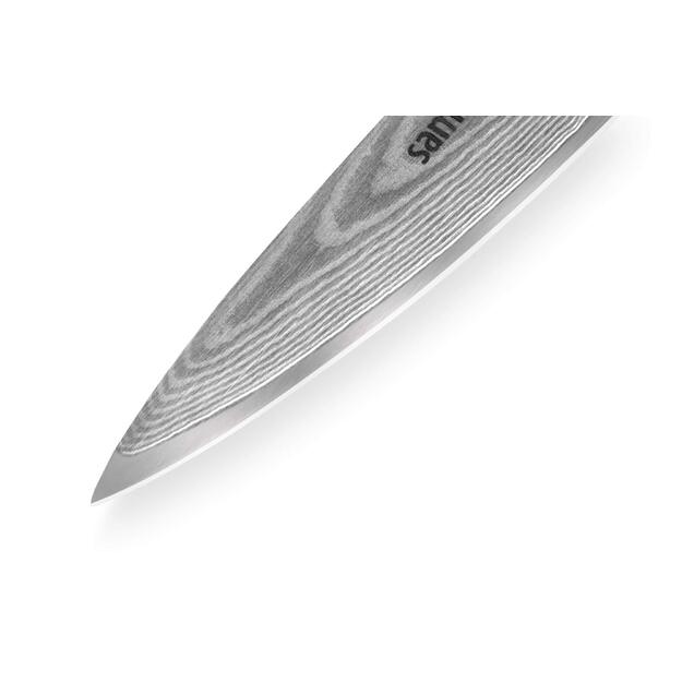 Samura Damascus profesionalus japoniškas virtuvinis peilis 125 mm/5