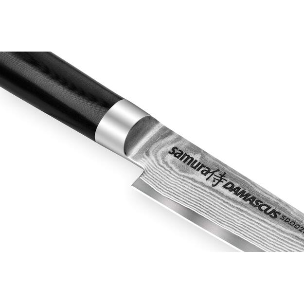 Samura Damascus profesionalus japoniškas virtuvinis peilis 125 mm/5
