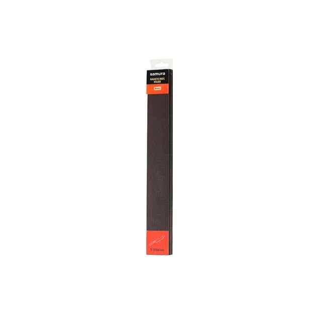 „Samura Premium“ magnetinis peilių laikiklis – stilingas ir patvarus japoniško plieno virtuvinių peilių laikiklis (385 x 49 x 18 mm)