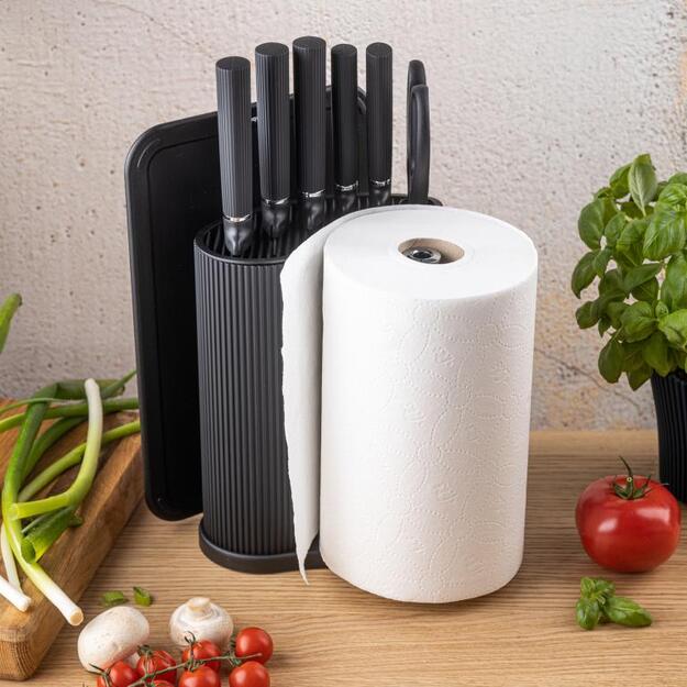 Peilių rinkinys su stovu ir pjaustymo lentele 8 dalių Klausberg KB-7977 4