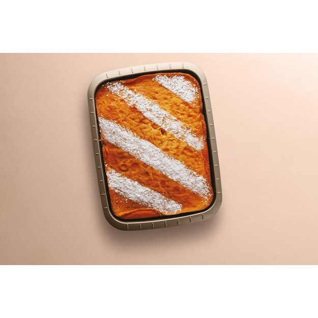 BergHOFF stačiakampė kepimo forma 34x25,5 cm - Balance serija su nepridegančia danga ir padalijimo linijomis 