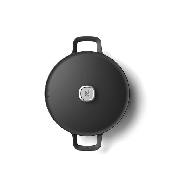 BergHOFF 28 cm troškintuvas - Phantom serija su dviem rankenomis, sietelio dangčiu ir nepridegančia danga 