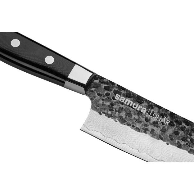 Samura PRO-S LUNAR 6.6  Nakiri Knife - Premium Japanese Steel Chef s Knife for Precision Vegetable Cutting and Culinary Excellence 